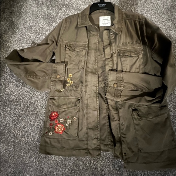 SONOMA  military embroided jacket! (MED) - Picture 3 of 10